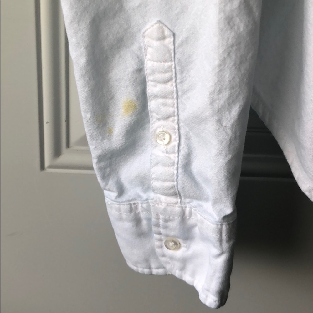 Hollister White Button Down Women's Medium - Picture 3 of 4